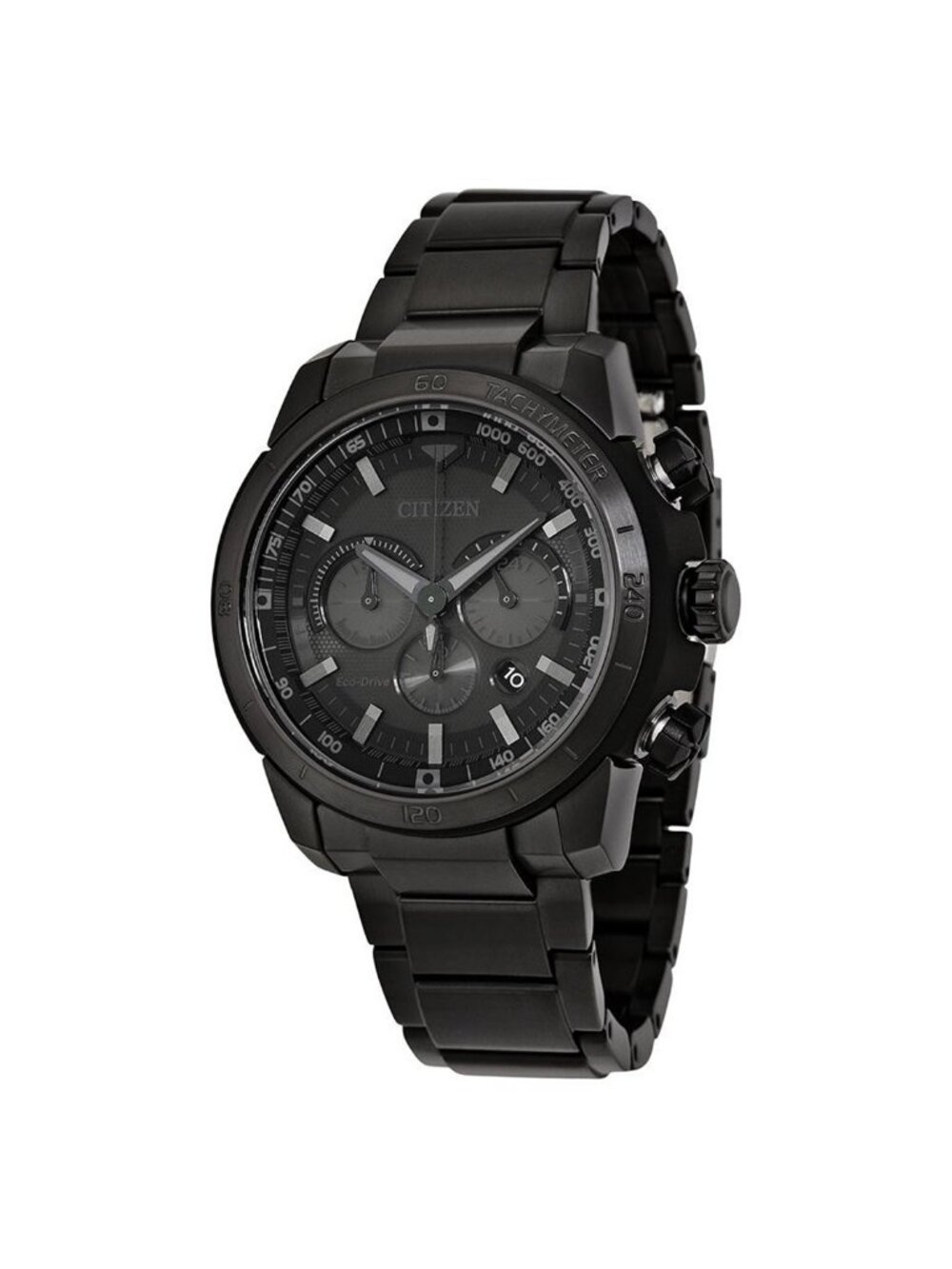 NWT Citizen Ecosphere Eco-Drive Black Dial Men's Watch